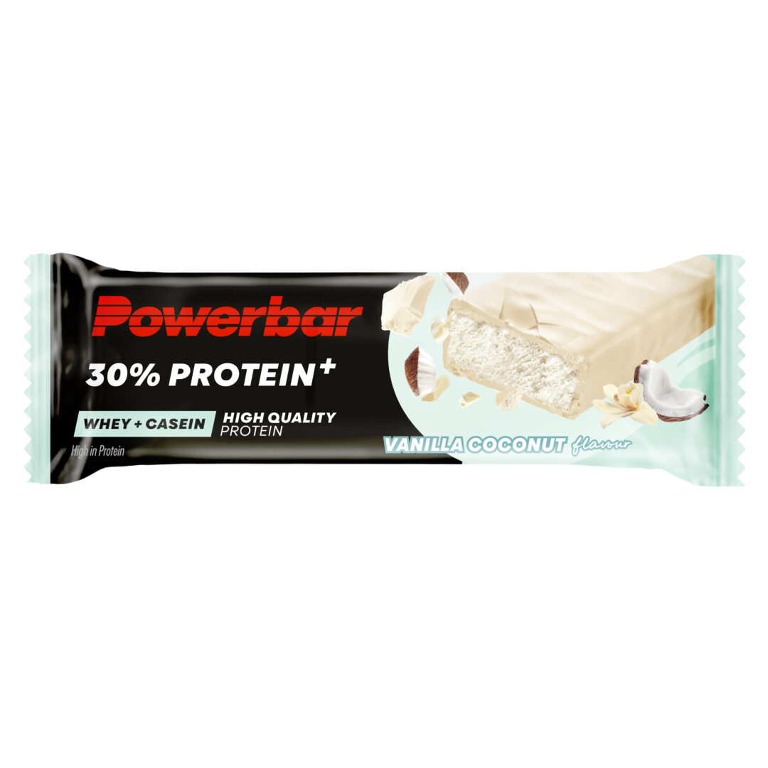 Powerbar - 30% Protein Plus Riegel - Vanille-Kokosnuss - Ausdauersport - Sport Ausdauer
