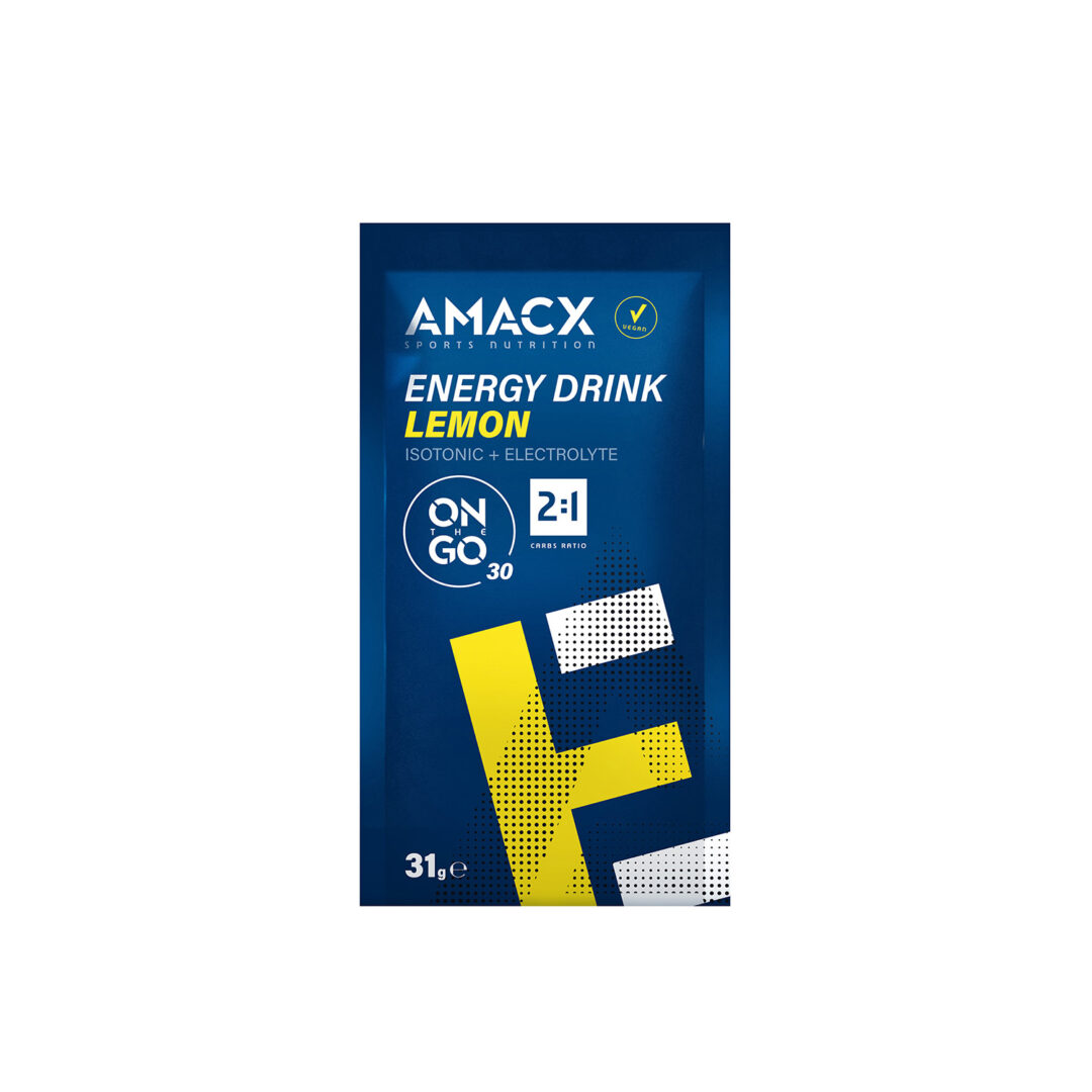 Amacx Energy Drink Sachet 31 gr - Zitrone - Ausdauersport