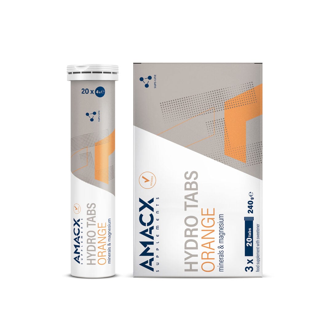Amacx Hydro Tabs 20x4 gr - Orange - Ausdauersport