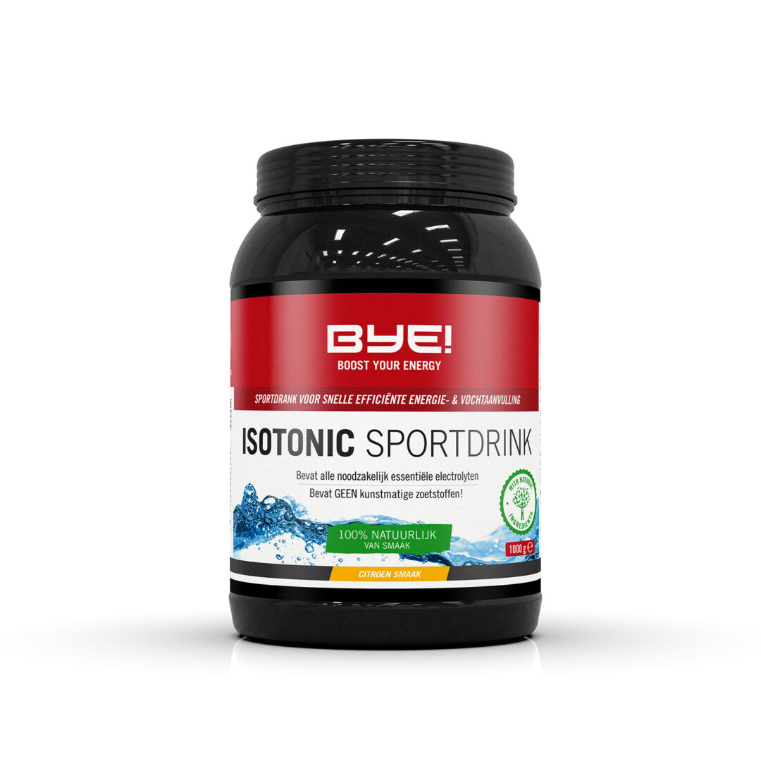 BYE! - Isotonisches Sportgetränk - Zitrone - Haltbarkeit - Ausdauersport