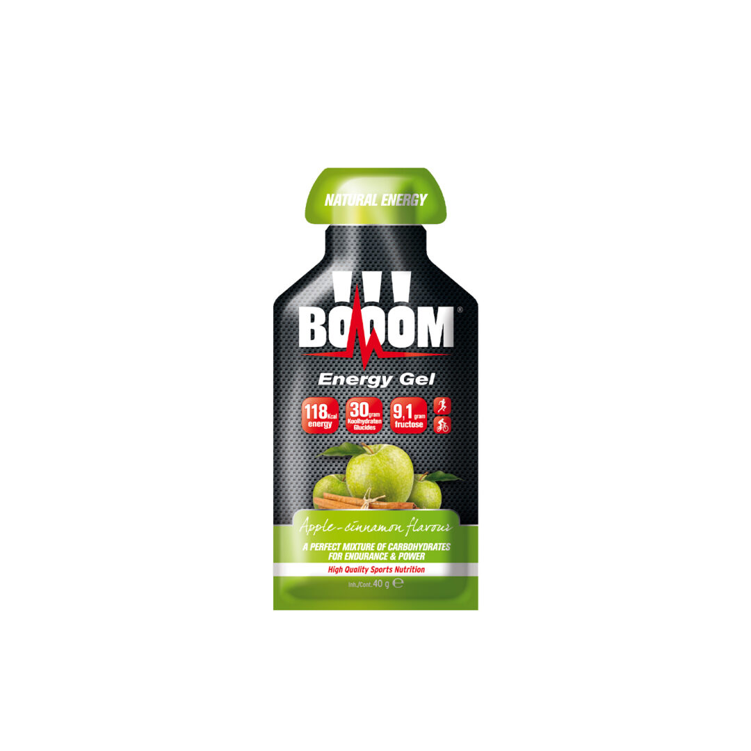 BOOOM - Energy Gel - Apfel &amp; Zimt - Ausdauersport - Sport Ausdauer