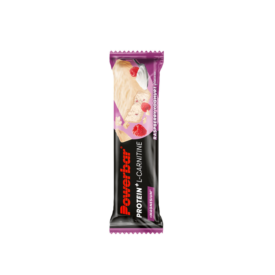 Powerbar Protein L-Carnitin Riegel 35 gr - Himbeer-Joghurt - Ausdauersport - Sport Ausdauer