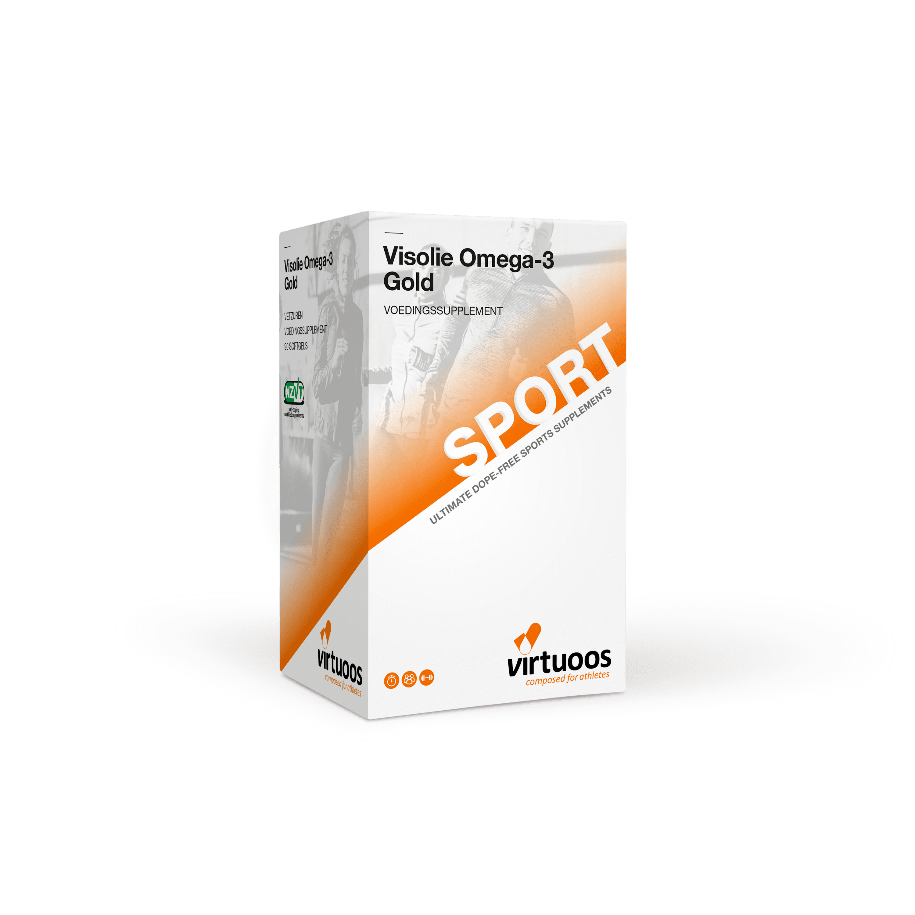 Virtuoso Fischöl Omega-3 - 90 Weichkapseln - Ausdauersport