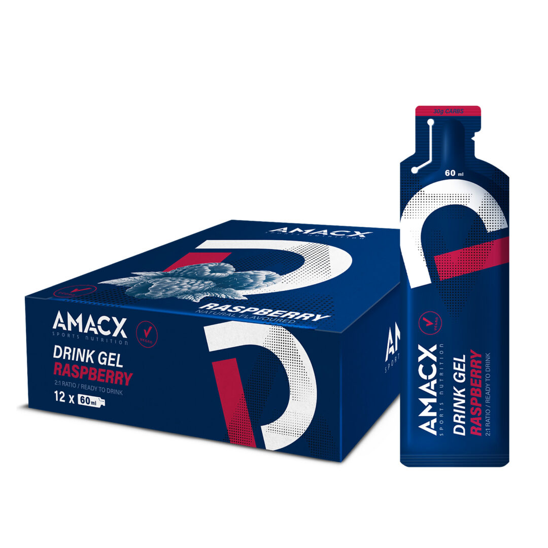 Amacx Drink Gel 60 ml - Anzeige - Himbeere - Ausdauersport
