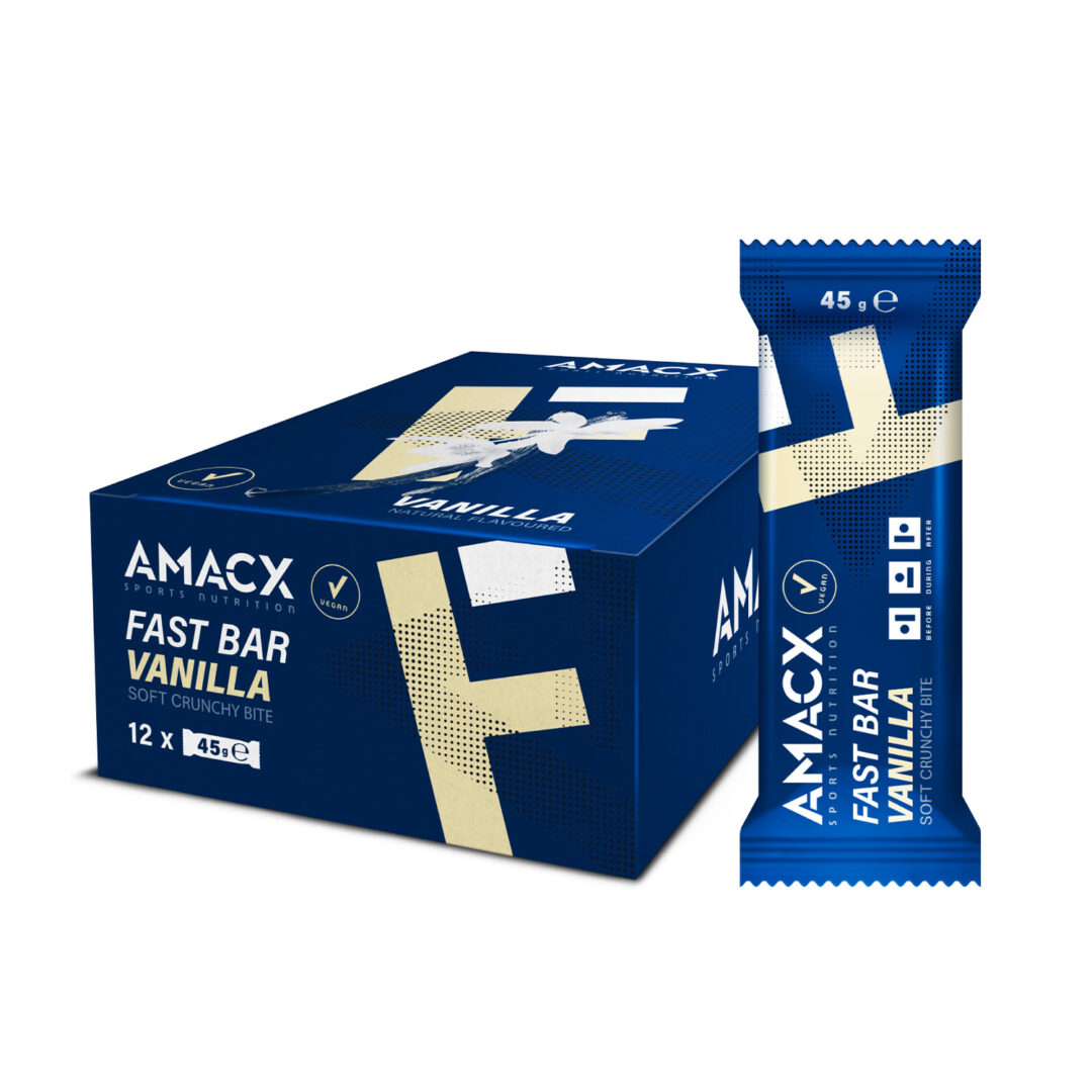 Amacx Fast Bar 45 gr - Display - Vanille - Ausdauersport