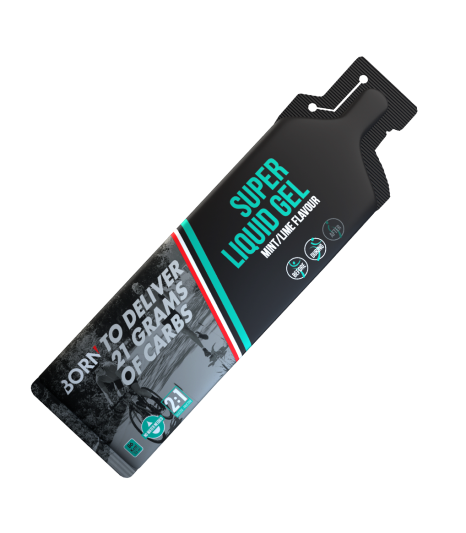 Born – Super Liquid Gel – Minz-Limette – Pro Stück – Ausdauersport