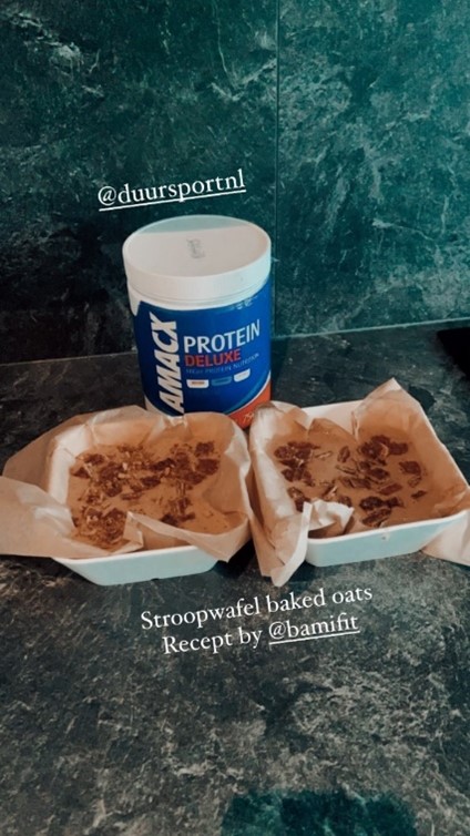 Stroopwafel gebackene Haferflocken Stroopwafel gebackene Haferflocken