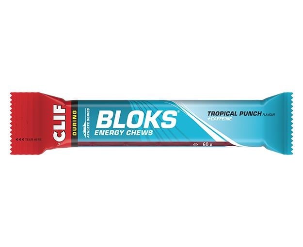 Clif Bar – Bloks Energy Chews – Tropical Punch Caffeine – Ausdauersport