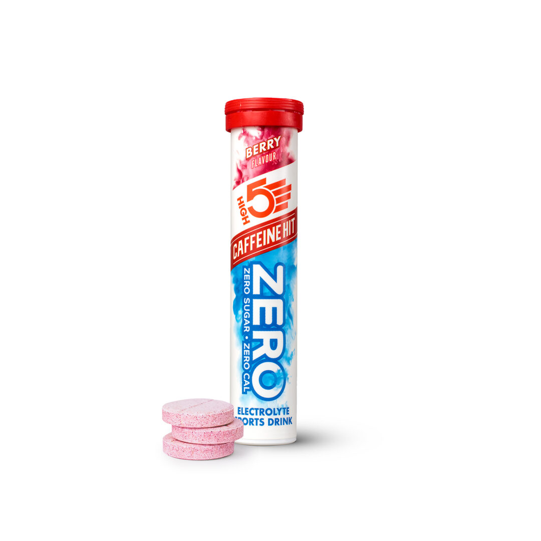 High5 - Zero Active Hydration Tabs Koffein HIT - Beere - Ausdauersport Ausdauer