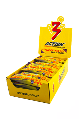 3Action Liquid Energy Gel Schwarze Johannisbeere