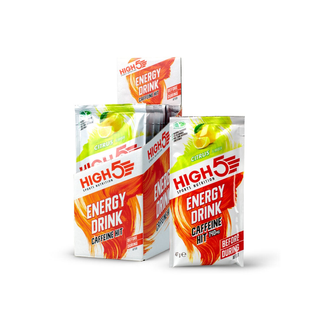 High5 - Energy Drink Koffein HIT Sachet - Citrus - Ausdauersport - Sport Ausdauer