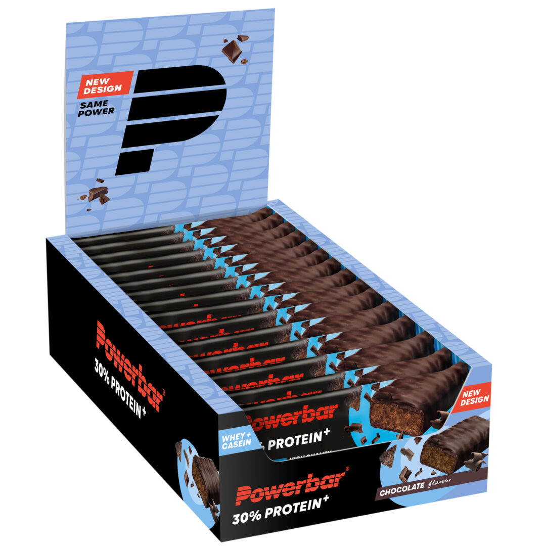 Powerbar - 30% Protein Plus Riegel 15 Stück (Display) -Schokolade - Ausdauersport - Ausdauersport
