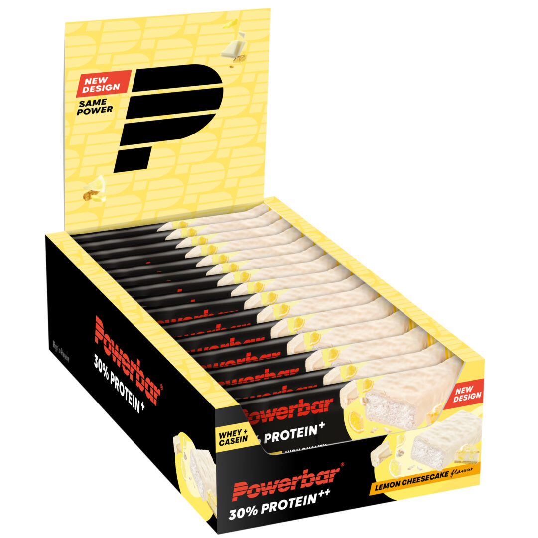 Powerbar - 30% Protein Plus Riegel 15 Stück (Display) -Lemon Cheesecake - Ausdauersport - Sport Ausdauer