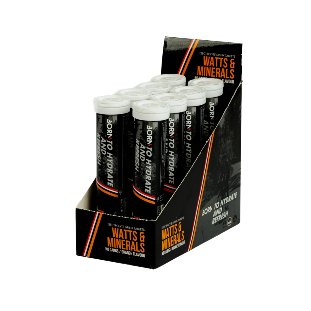 Born – Watts und Minerals Orange – Display – Sports Endurance