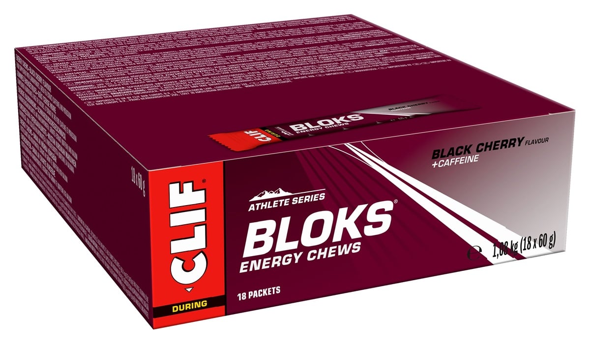 Clif Bar – Bloks Energy Chews – Black Cherry Caffeine – Sports Endurance