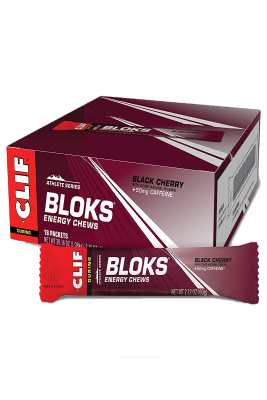 Clif Energy Chews Schwarze Kirsche Koffein