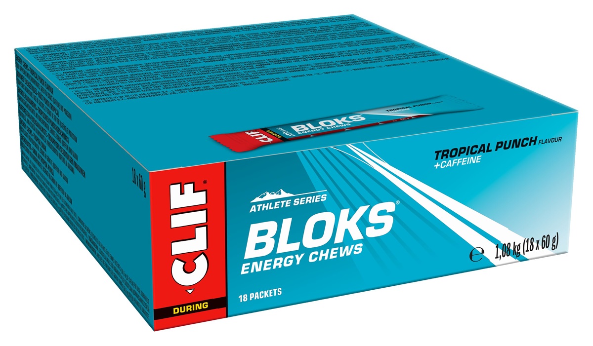 Clif Bar – Bloks Energy Chews – Tropical Punch Caffeine – Ausdauersport
