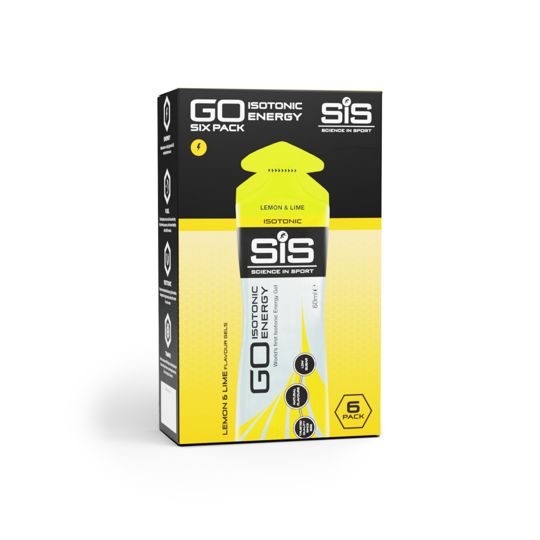 SiS – Go Gel 60 ml – 6er-Pack – Lemon Lime – Ausdauersport