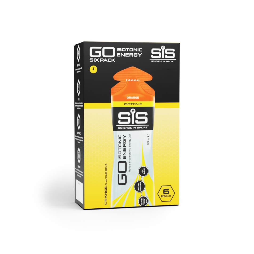 SiS – Go Gel 60 ml – 6er-Pack – Orange – Ausdauersport