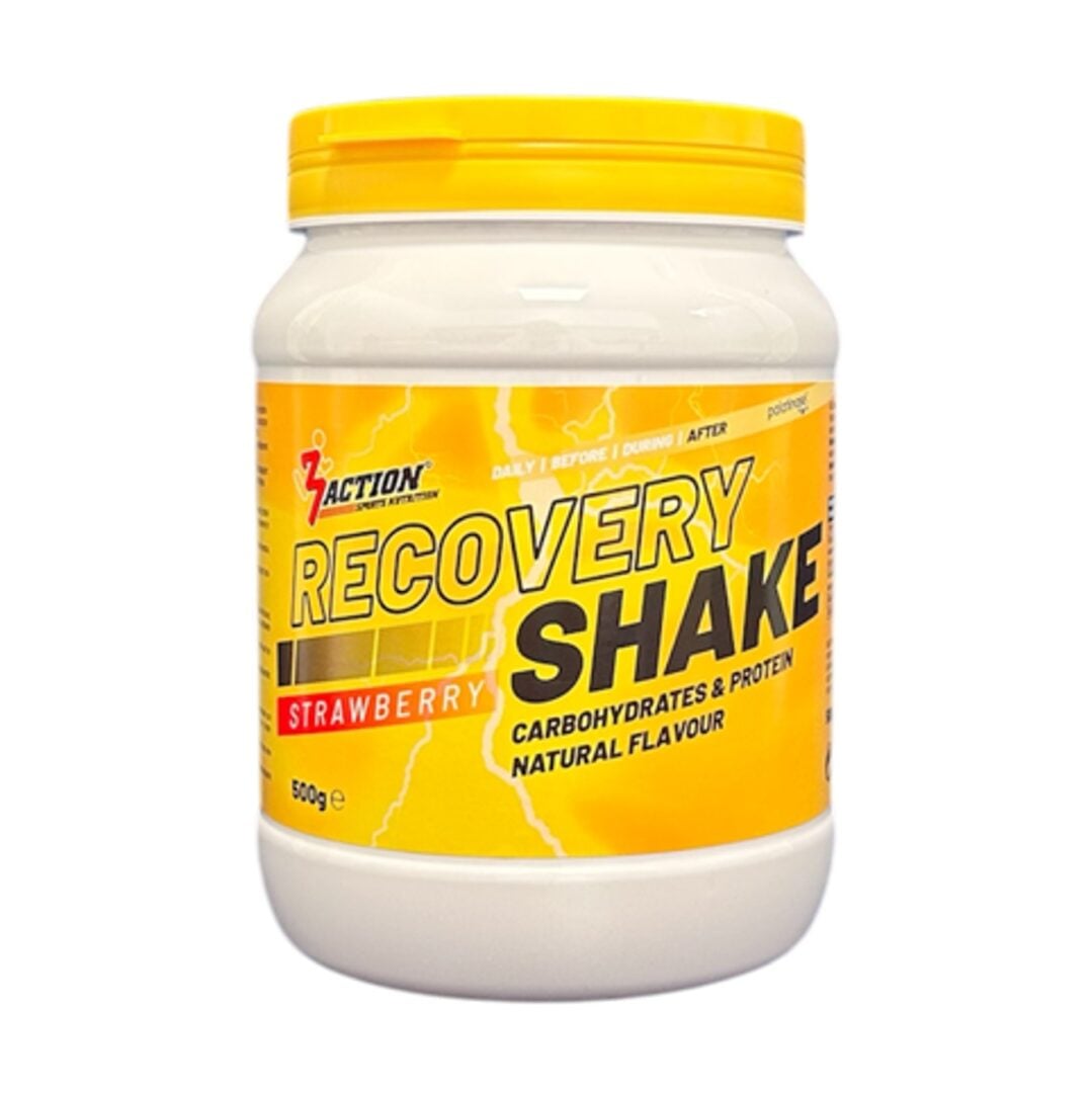 3Action - Recovery Shake 500gr - Erdbeere - Ausdauersport - Ausdauersport