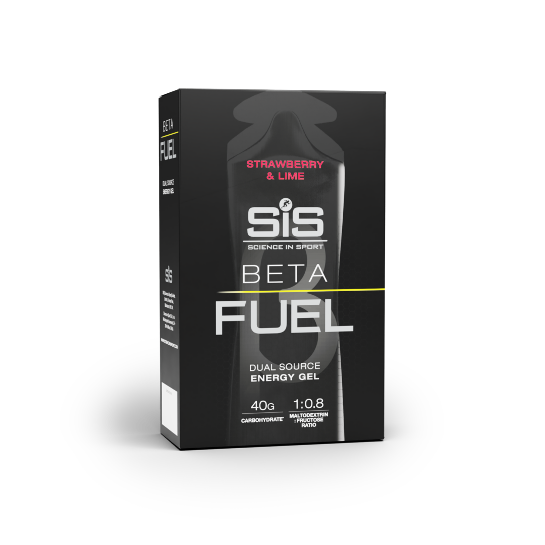 Beta Fuel + Gel 60 ml – Erdbeere-Limette – 6er-Pack – Sports Endurance