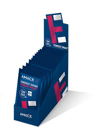 Amacx Energy Drink Sachet Display 12x 31 gr - Waldfrucht - Ausdauersport