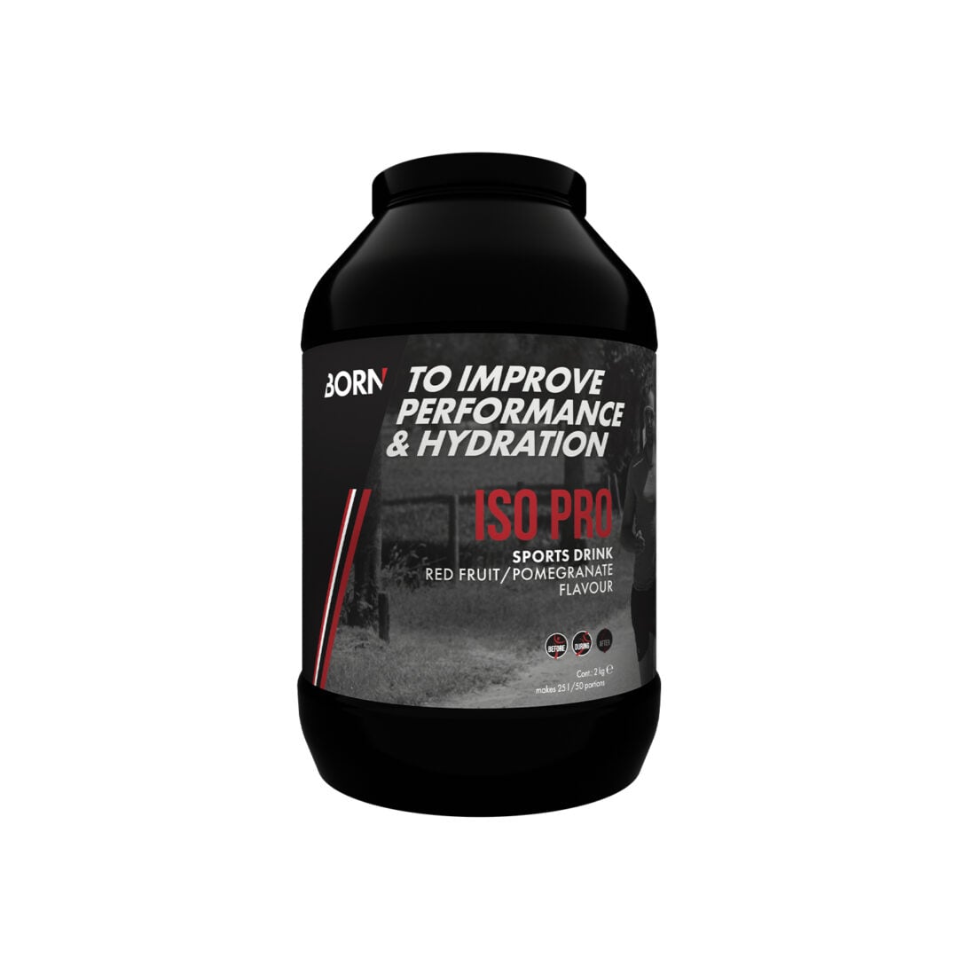 Born Iso Pro 2,0 kg - Rde Frucht/Granatapfel - Ausdauersport