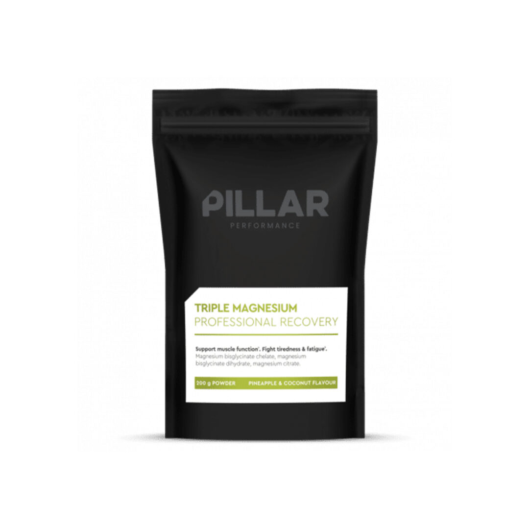 Pillar Performance - Dreifach-Magnesium-Pulver 200 gr Beutel - Ananas-Kokos - Ausdauersport
