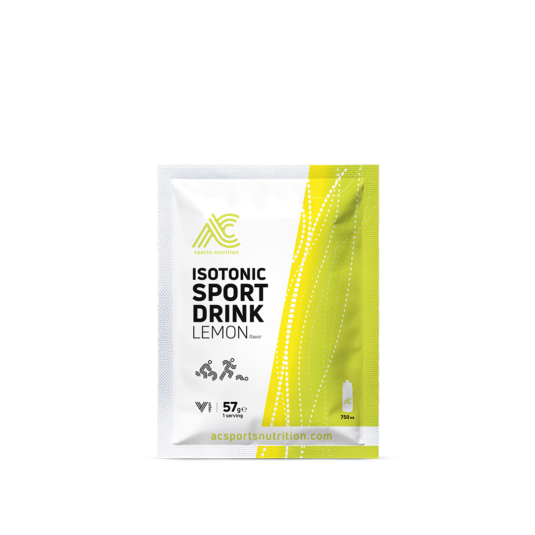 AC Sports Nutrition Isotonic Sports Drink Sachet 57 gr - Zitrone - Endurance Sports