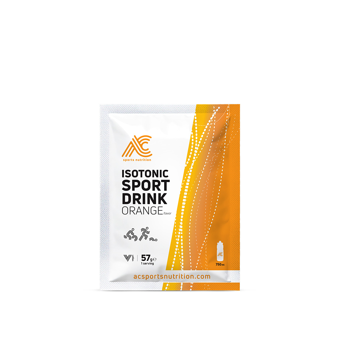 AC Sports Nutrition Isotonic Sports Drink Sachet - Orange - Ausdauersport