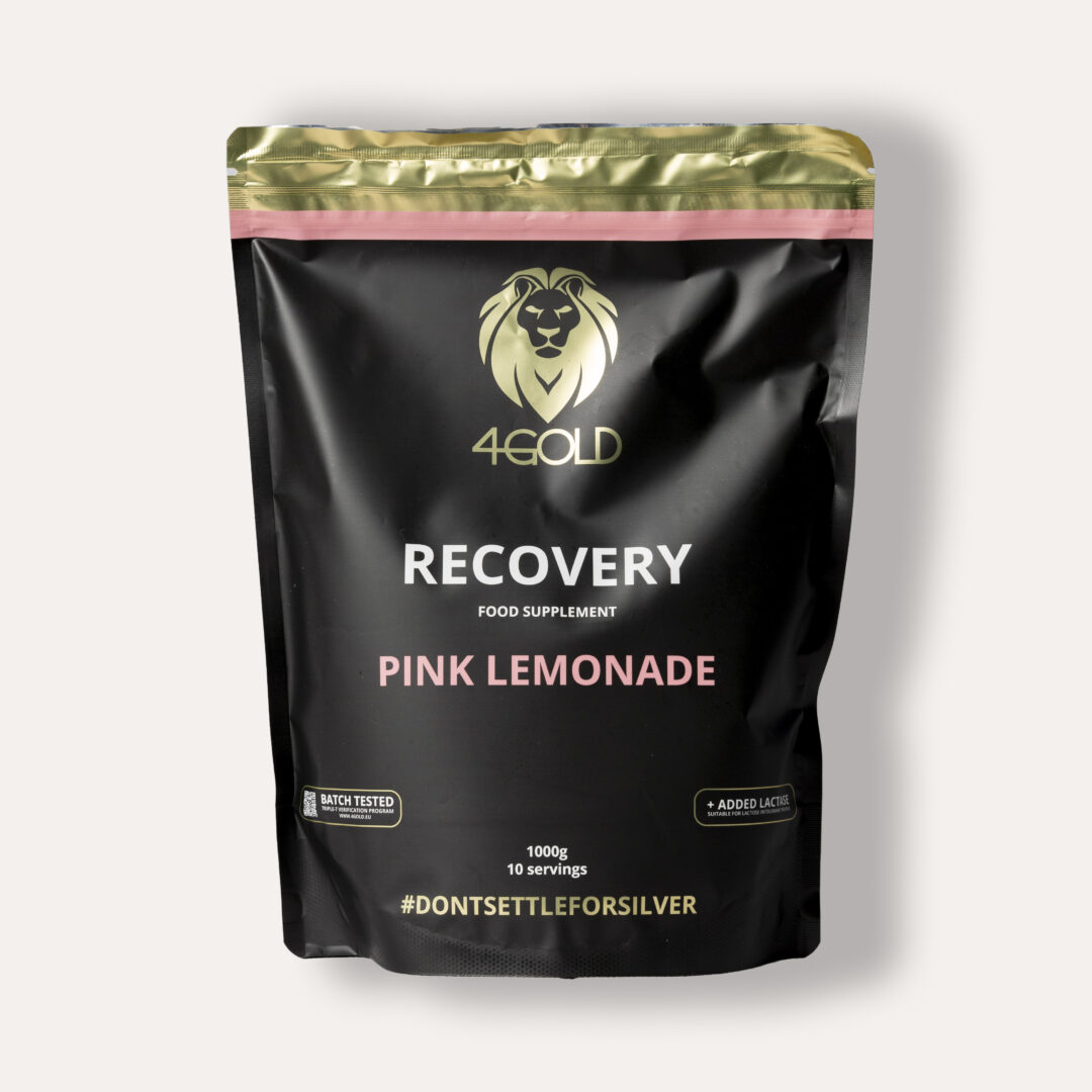 4Gold - Recovery Drink - Pink Lemonade - 1000 gr - Ausdauersport - Ausdauersport