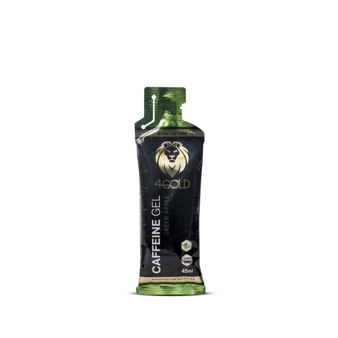 4Gold - Koffein-Gel 45 ml - Grüner Apfel -Ausdauersport - Ausdauersport