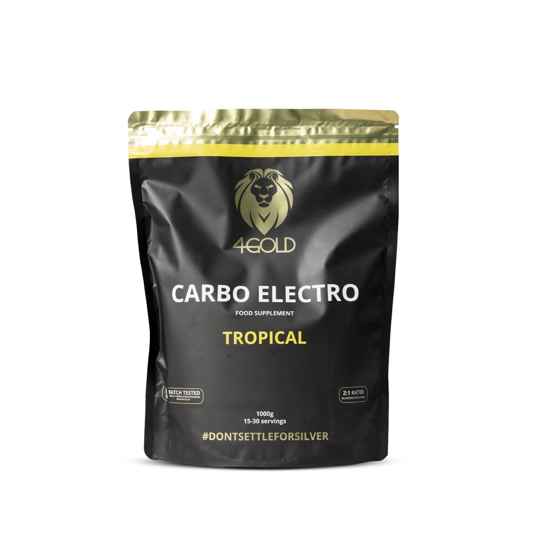 4Gold - Carbo Electro Drink 1,0 kg - Tropical - Ausdauer - Ausdauersport