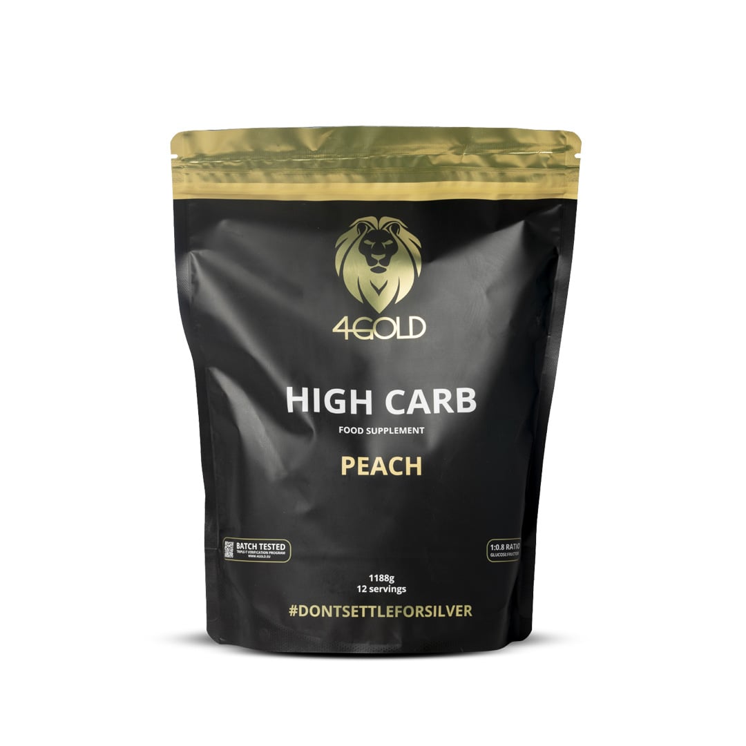 4Gold High Carb Drink 1188 gr - Pfirsich - Ausdauersport - Ausdauersport