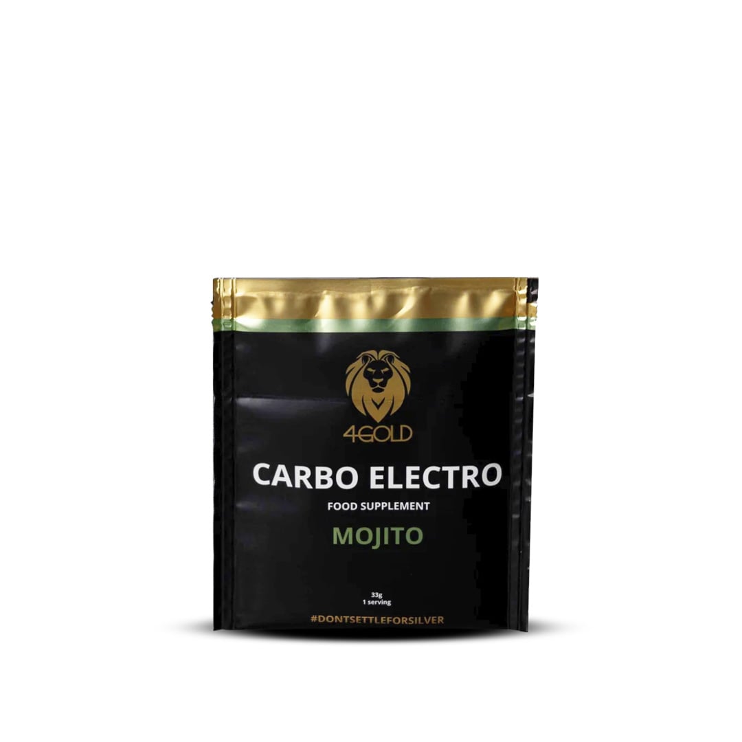 4Gold - Carbo Electro Drink Sachet 33 gr - Mojito - Ausdauersport - Sport Ausdauer