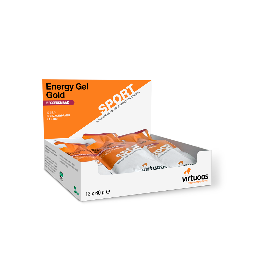 Virtuoos Energy Gel Gold - 12x Beeren - Ausdauersport