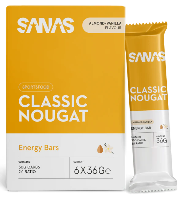 Sanas - Sport Nougat Riegel - Klassisch - Ausdauersport