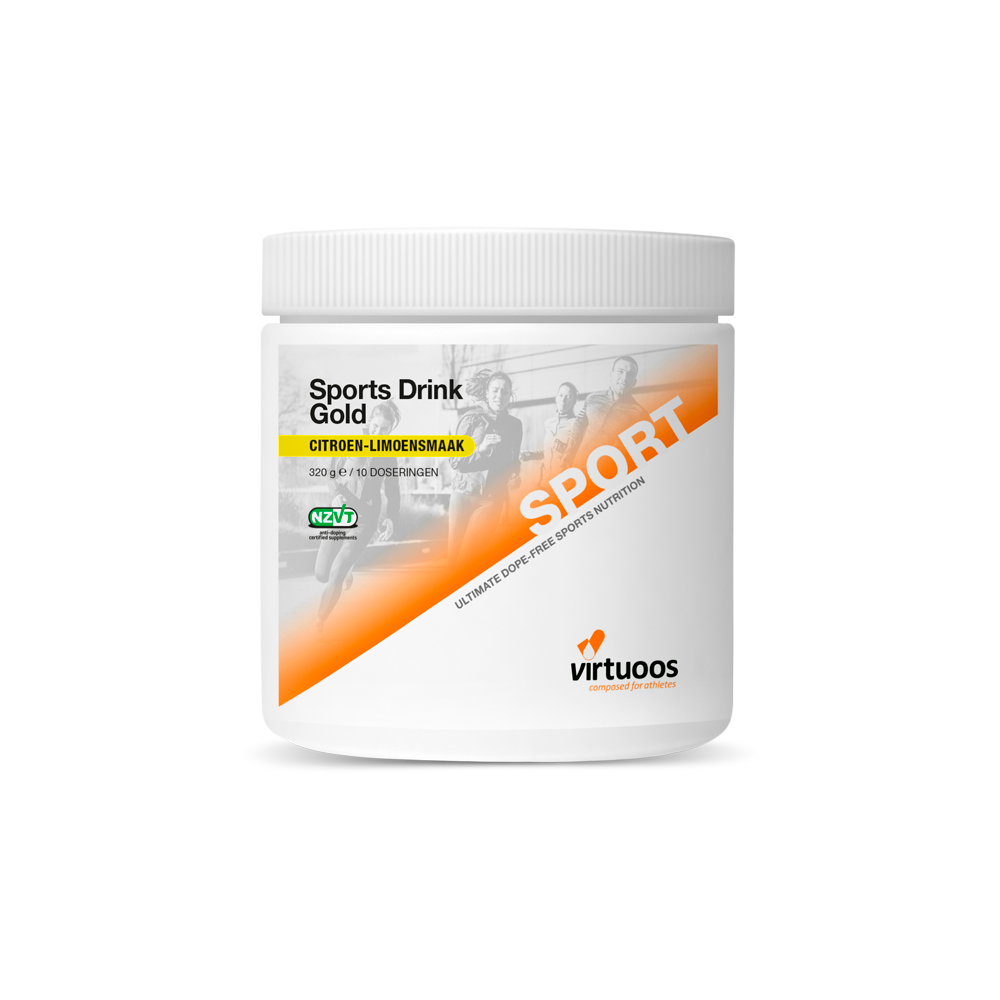 Virtuoos Sportgetränk Gold 320 gr - Zitrone - Ausdauersport