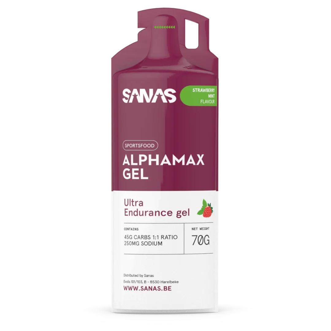 Sanas - Alpamax Gel 6 x 70 ml - Erdbeer-Minze - Ausdauersport