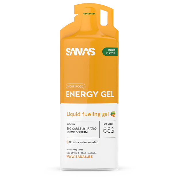 Sanas - Energie-Gel Mango - 6 x 55 gr - Ausdauersport