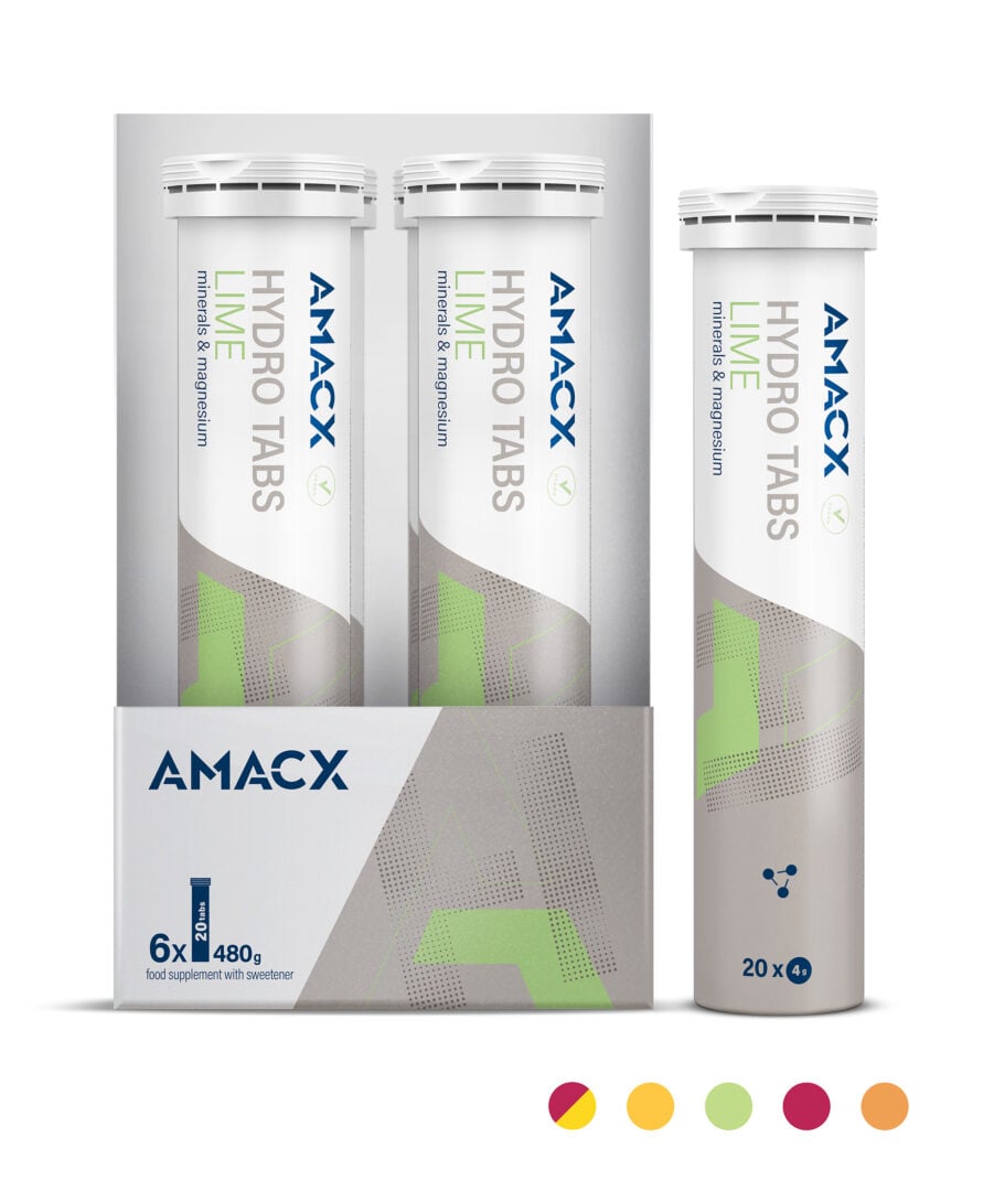 Amacx – Hydro Tabs Lime – Display mit 6 Stück – Sports Endurance