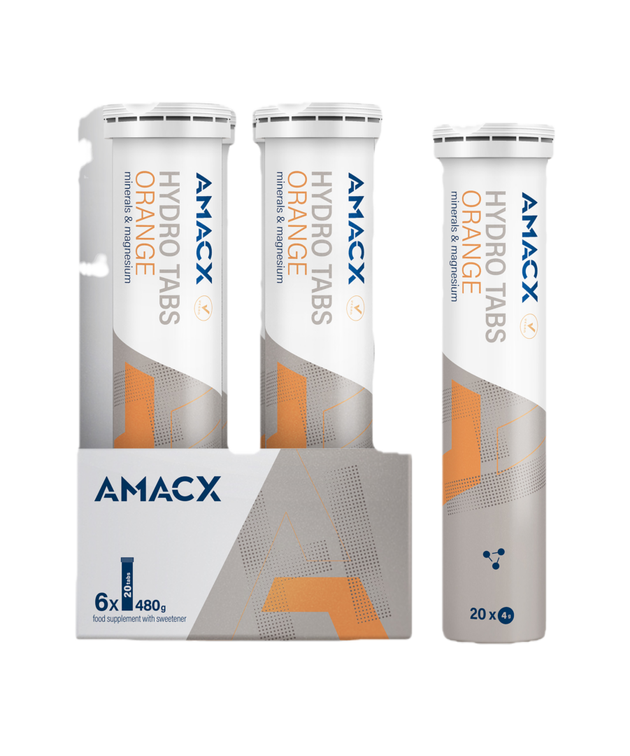 Amacx – Hydro Tabs Orange – Display mit 6 Stück – Sports Endurance