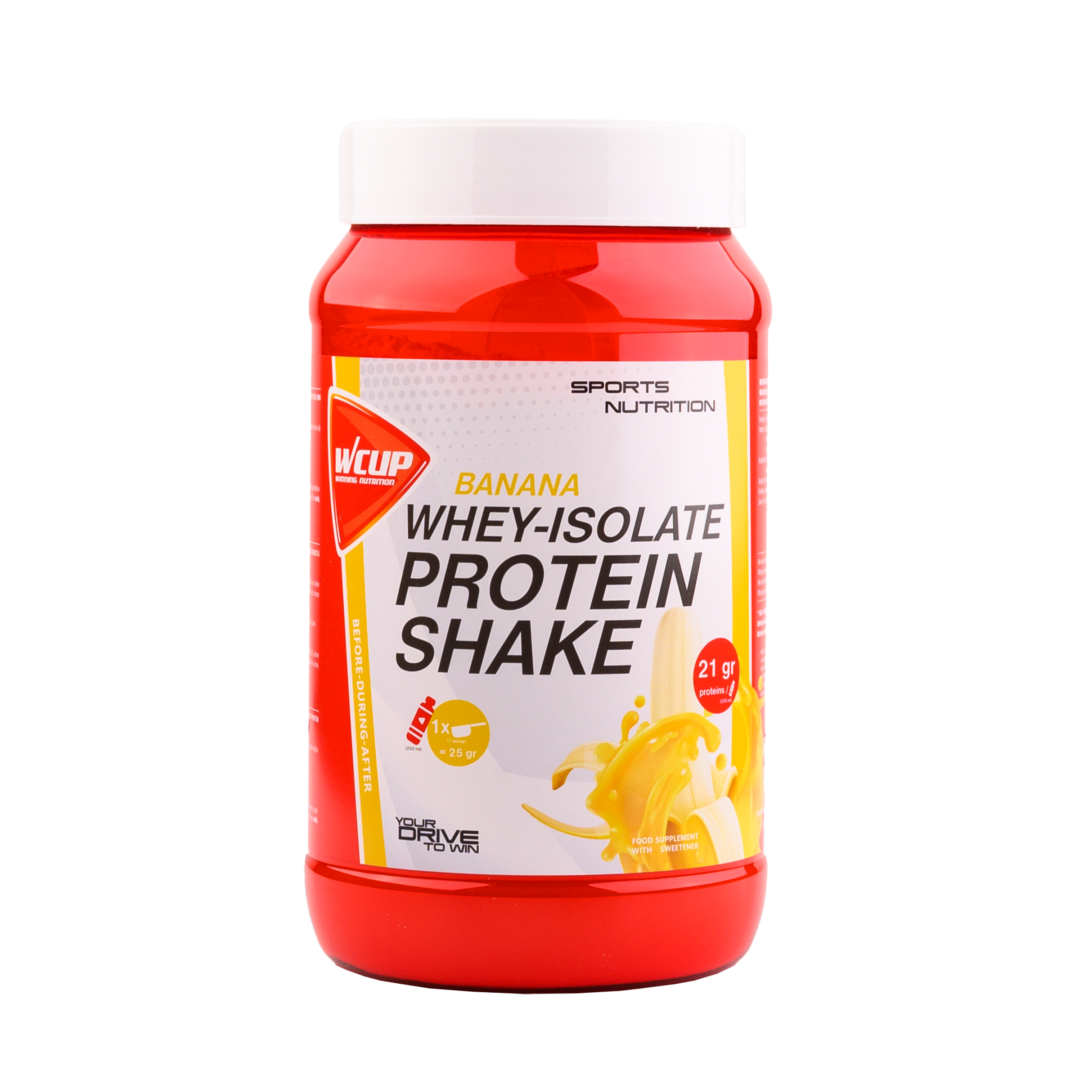 Wcup – Whey-Isolat-Protein-Shake 600 g – Banane – Sports Endurance